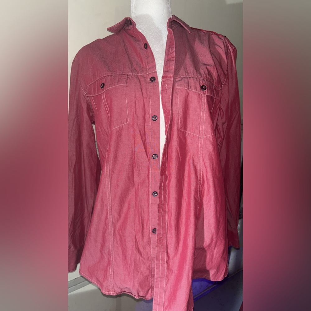 INC International Concepts red Shirt